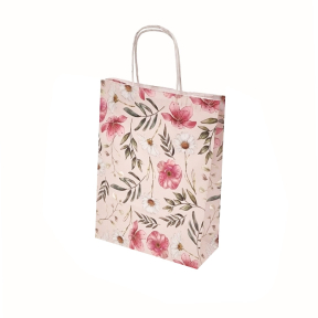 Paper bags - with twisted handles and design