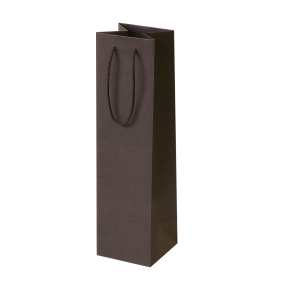 Brown paper bags with fabric handles